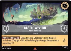 Castle Wyvern Above the Clouds 204/204 Whispers in the Well Cold Foil Lorcana - Image 1