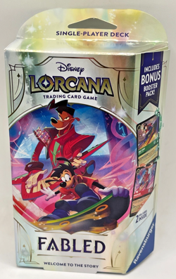 Disney Lorcana TCG: Fabled Single-Player Starter Deck Emerald & Ruby - Image 1