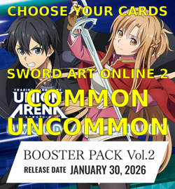 Union Arena Sword Art Online Vol 2 UEX06BT COMMONS UNCOMMONS - Choose Your Cards - Image 1