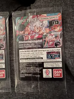 2 Sealed Monkey.D.Luffy One Piece College Basketball US Voyage Cards and Poster - Image 3