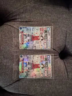 2 Sealed Monkey.D.Luffy One Piece College Basketball US Voyage Cards and Poster - Image 5