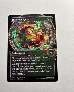Insidious Roots (Showcase) - Murders at Karlov Manor MTG Plus Bonus Card!!! - Image 1