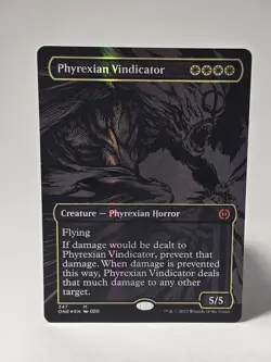 Phyrexian Vindicator (Oil Slick Raised Foil) Phyrexia: All Will Be One Foil - Image 1