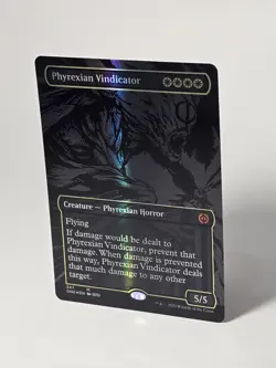 Phyrexian Vindicator (Oil Slick Raised Foil) Phyrexia: All Will Be One Foil - Image 5