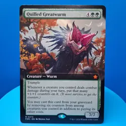 Quilled Greatwurm (Extended Art) Foundations Regular - Image 1
