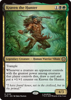 Kraven the Hunter #133 | Near Mint | Marvel's Spider-Man Magic MTG - Image 1