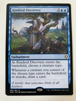 Kindred Discovery *Non-Foil* MTG MT/NM Commander Legends Baldur’s Gate Comb Ship - Image 1
