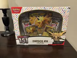 Pokemon TCG Scarlet & Violet 151 Zapdos EX Collection Box NEW SEALED - Image 1