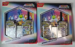 Pokemon Prismatic Evolutions Binder Collection Brand NEW Factory Sealed X2 Box - Image 1