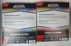 Pokemon Prismatic Evolutions Binder Collection Brand NEW Factory Sealed X2 Box - Image 2
