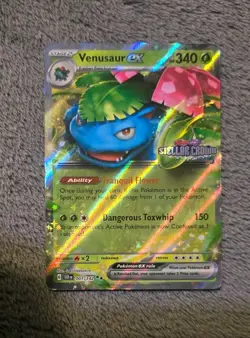 Venusaur Ex Stellar Crown Stamp 001/142 Pokemon TCG Card Promo - Image 1