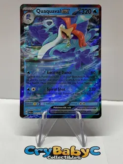 Pokemon Quaquaval ex 052/193 Paldea Evolved Scarlet & Violet Double Rare - Image 1