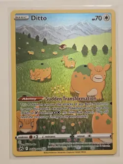 Ditto GG22/GG70 Pokemon Crown Zenith: Galarian Gallery Holo Ultra Rare LP - Image 1