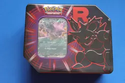 POKEMON TEAM ROCKET'S NIDOKING EX TIN SEALED - Image 1