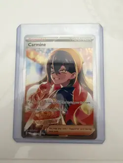 Pokemon TCG Carmine SIR - Scar&Vi Twilight Masquerade - 217/167 - NM/M - Image 1
