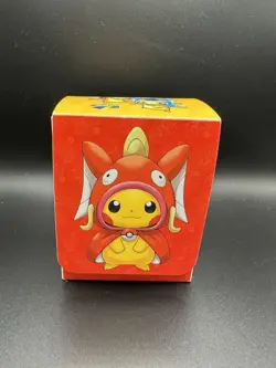 Pokemon Poncho Pikachu Gyarados & Magikarp Deck Box and Sleeves part-sealed READ - Image 2