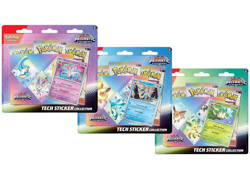 Pokemon TCG: Scarlet Violet Prismatic Evolutions Tech Sticker Collection 3X Lot - Image 1
