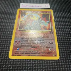 Pokemon Entei WOTC Black Star Promo Reverse Holo Series #34 MP Condition - Image 4