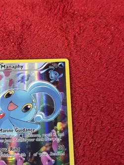 Pokemon TCG - Manaphy Full Art - XY113 Black Star Promo Played - Image 2