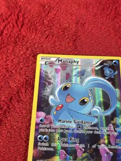 Pokemon TCG - Manaphy Full Art - XY113 Black Star Promo Played - Image 3