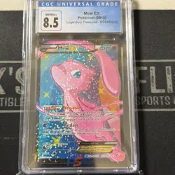 CGC 8.5 Mew EX Legendary Treasures RC24/RC25 Radiant (Collection) Holo Pokemon - Image 2