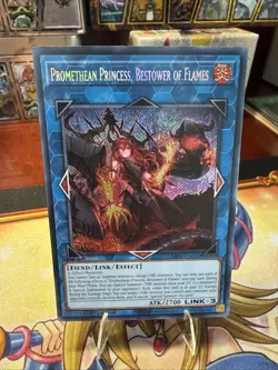 Yu-Gi-Oh! Promethean Princess, Bestower of Flames RA03-EN050 Secret Rare NM - Image 1