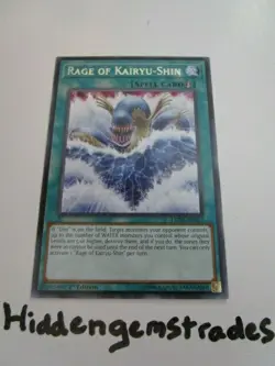Yugioh! Rage Of Kairyu-Shin LEDU-EN017 Rare 1st Ed Near Mint!! - Image 1