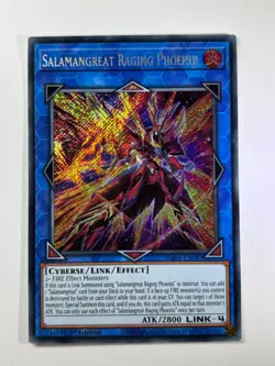 Salamangreat Raging Phoenix RA04-EN083 Secret Rare 1st Edition YuGiOh Card - Image 1