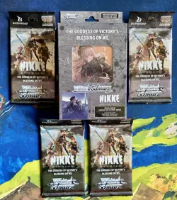 Weiss Schwarz: Goddess of Victory: NIKKE Trial Deck+ (English) & 4 Booster Packs - Image 1