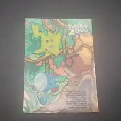 Pokemon the Movie 2000 - PIKACHU HOOTHOOT MARILL TOPPS Sticker Card 6 OF 10 - NM - Image 2