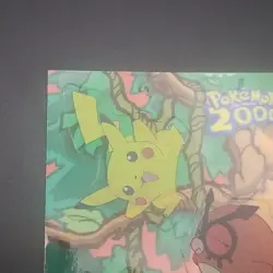 Pokemon the Movie 2000 - PIKACHU HOOTHOOT MARILL TOPPS Sticker Card 6 OF 10 - NM - Image 3