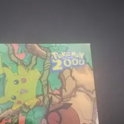 Pokemon the Movie 2000 - PIKACHU HOOTHOOT MARILL TOPPS Sticker Card 6 OF 10 - NM - Image 4