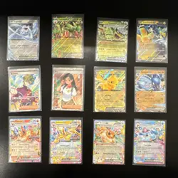 Pokemon TCG Holo Card Lot 12 Cards Prismatic Evolutions - Image 1