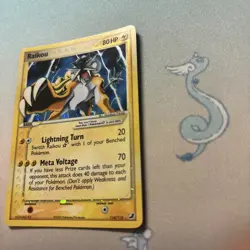 Pokemon Card Raikou Gold Star 114/115 EX Unseen Forces Holo Rare - Image 2