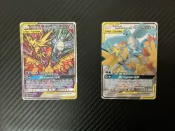 Moltres Zapdos Articuno GX TAG TEAM Hidden Fates Lot 2 English Cards Regular - Image 1
