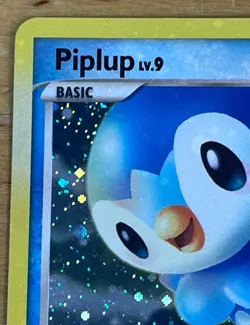 Piplup Holo Diamond & Pearl Black Star Promo DP03 2007 TCG Card - Image 2