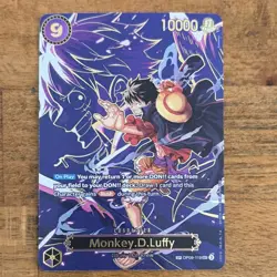 Monkey D. Luffy OP09-119 Carrying On His Will SP Alt Art One Piece Card Game - Image 2