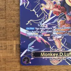 Monkey D. Luffy OP09-119 Carrying On His Will SP Alt Art One Piece Card Game - Image 3