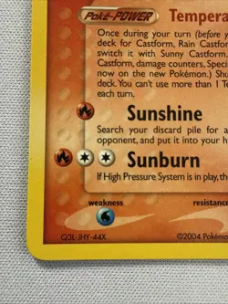 Sunny Castform 26/101 EX Hidden Legends Regular Rare Pokemon Card - Image 5