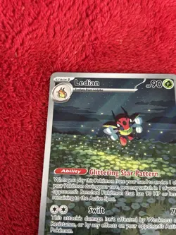 Ledian 144/142 Sv07: Stellar Crown Holo Pokemon Card Near Mint - Image 2
