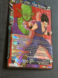Dragon Ball Super Card Game TCG Son Gohan, Power Reclaimed SGR - Image 1