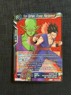 Dragon Ball Super Card Game TCG Son Gohan, Power Reclaimed SGR - Image 2