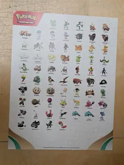 5 Piece Pokemon Trading Card Game Destined Rivals Marketing Posters - Image 5