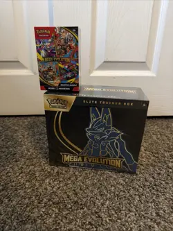 Pokemon TCG Mega Evolution Booster Bundle + Lucario Elite Trainer Box ETB - Image 1