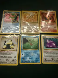 Pokemon OG 6 Card Bulk Lot LP-NM Common Uncommon WOTC Vintage Original Moltres - Image 3