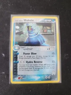 Pokemon TCG Team Aqua's Walrein EX Team Magma Vs Team Aqua 6/95 Holo Rare NM - Image 2