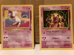 Mew Promo 8 and Mewtwo Promo 14 Pokemon TCG - Image 1