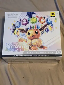Pokemon Prismatic Evolutions ETB Elite Trainer Factory Sealed Dollar General - Image 1
