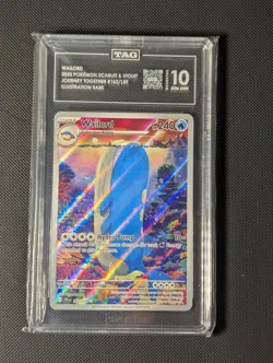 Wailord Illustration Rare #162 TAG 10 GEM MINT 2025 Pokemon Scarlet Violet - Image 1