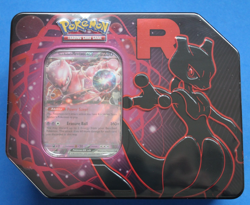 POKEMON TEAM ROCKET'S MEWTWO EX TIN SEALED - Image 1